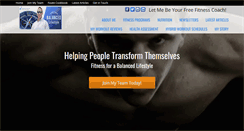 Desktop Screenshot of fitnesswithcoachmike.com
